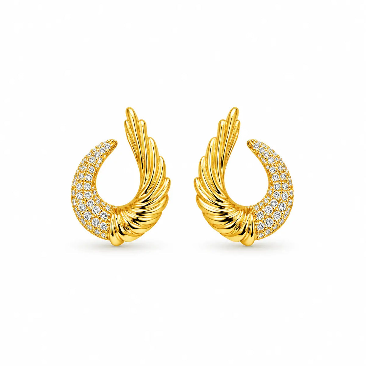 Crescent Earrings - Golden