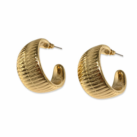 Pleated Hoops