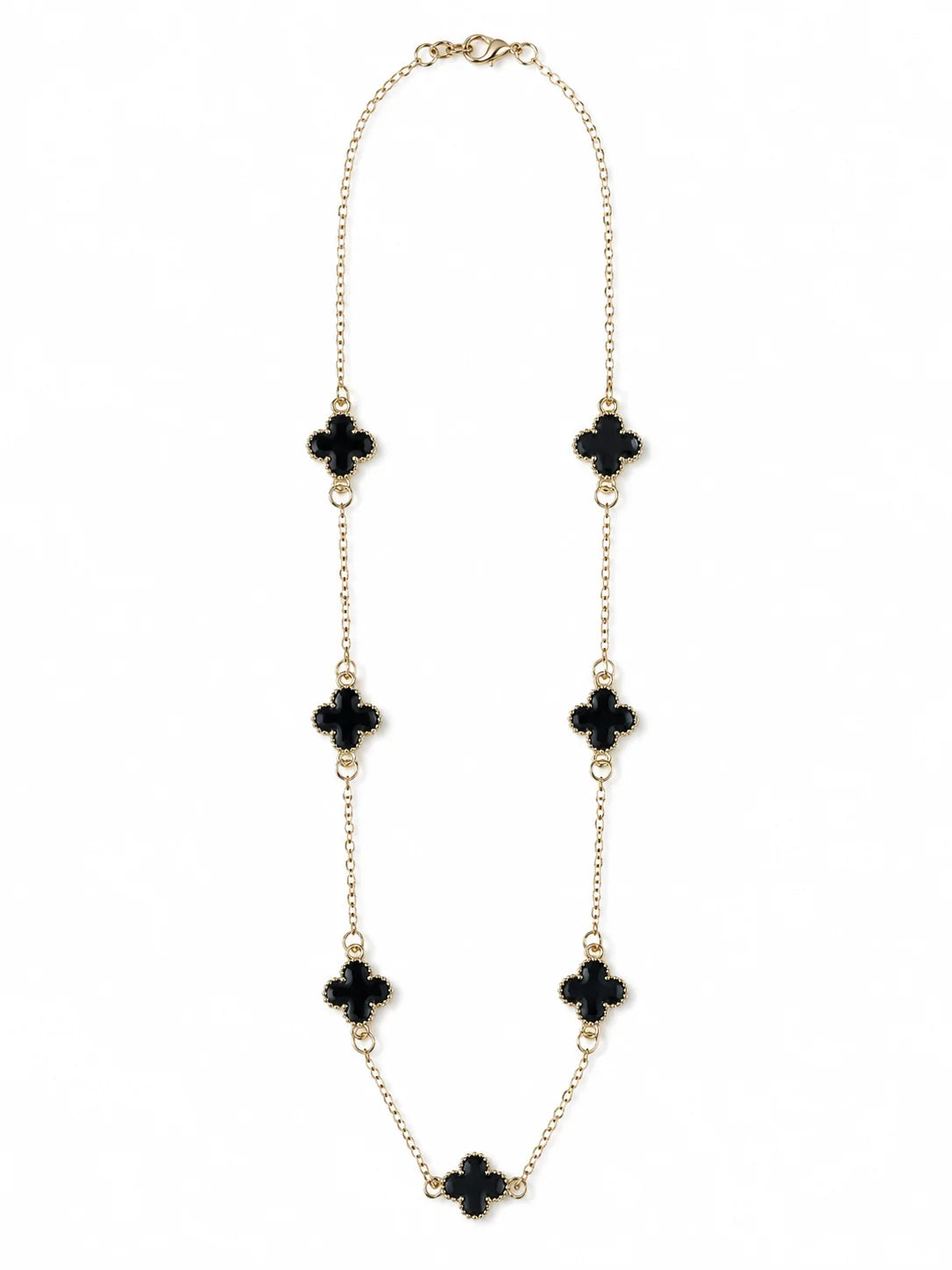 Black Enamel Necklace