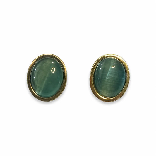 Teal Drop Studs