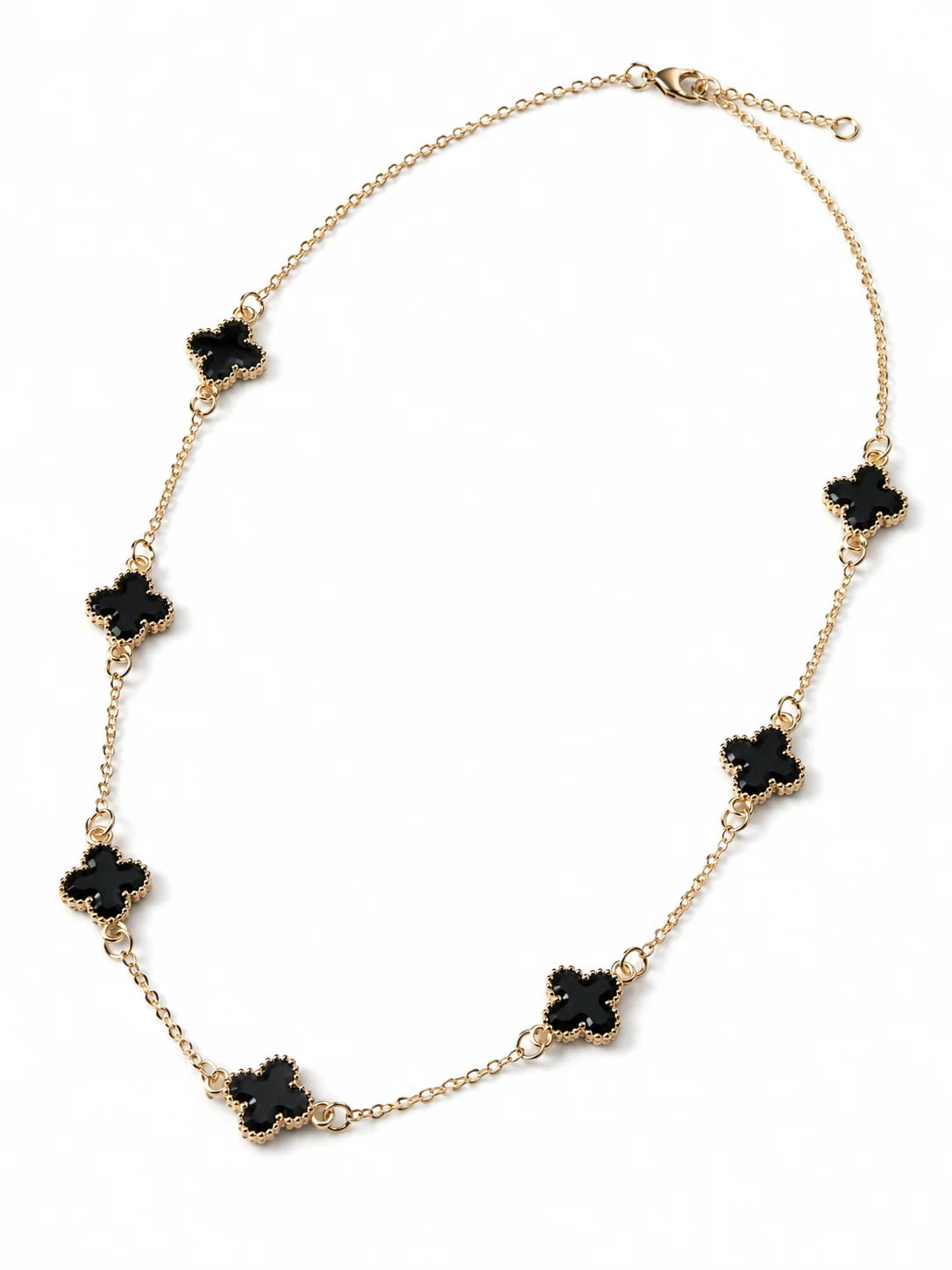 Black Enamel Necklace