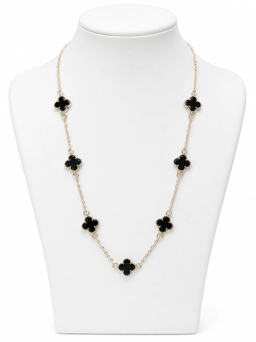 Black Enamel Necklace