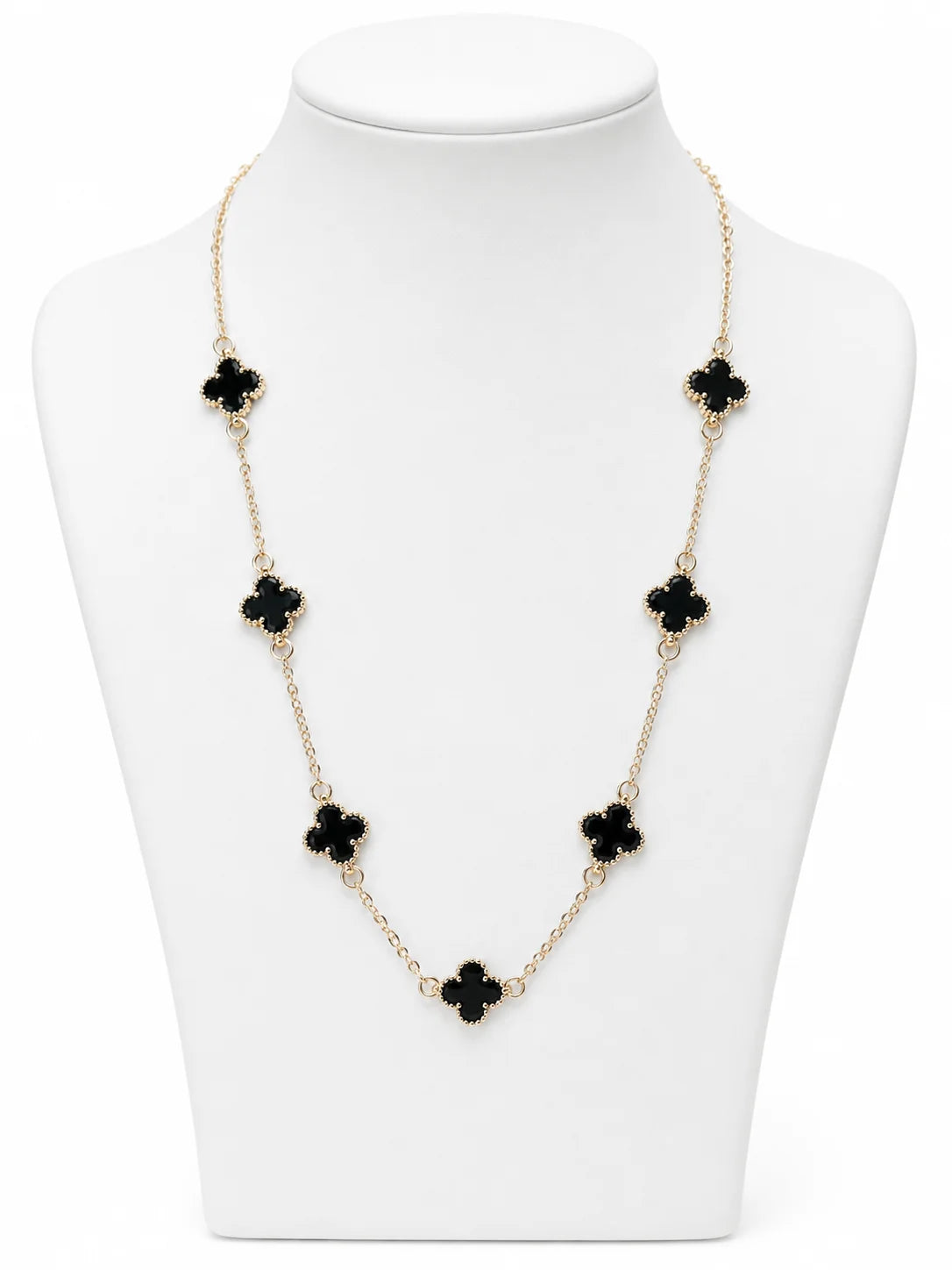 Black Enamel Necklace