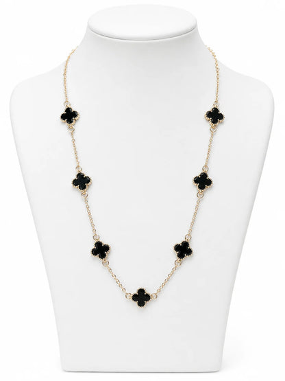 Black Enamel Necklace