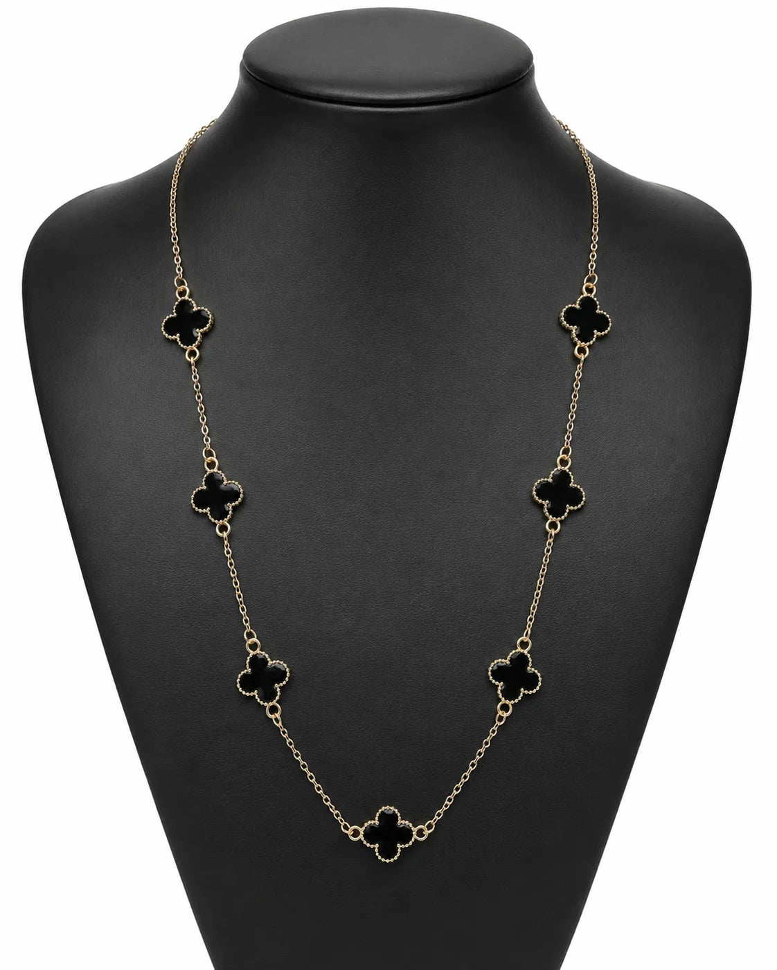 Black Enamel Necklace