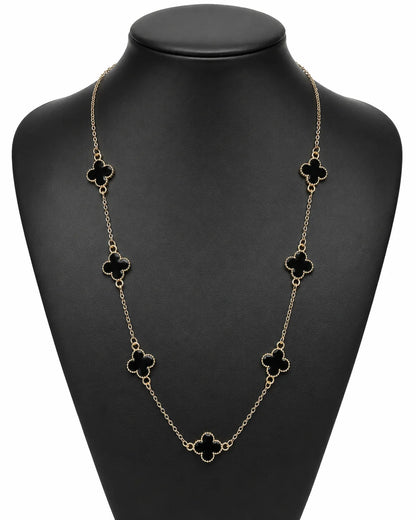 Black Enamel Necklace
