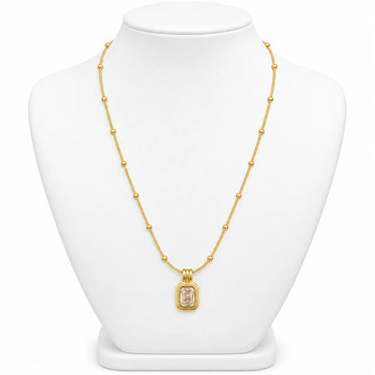 Crystal Bar Necklace