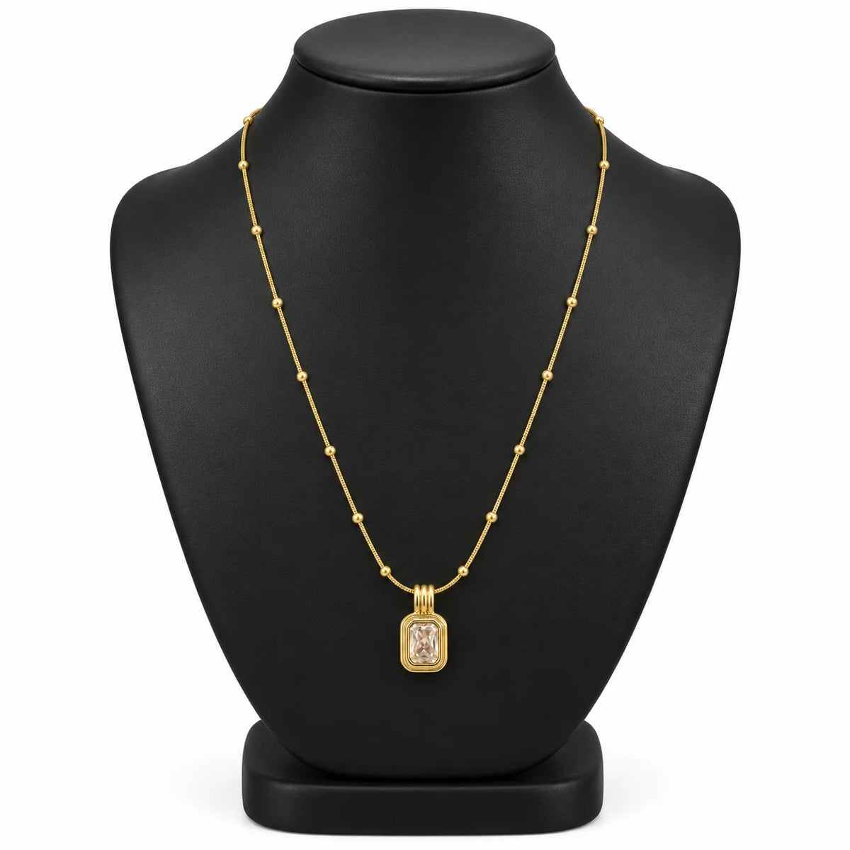 Crystal Bar Necklace