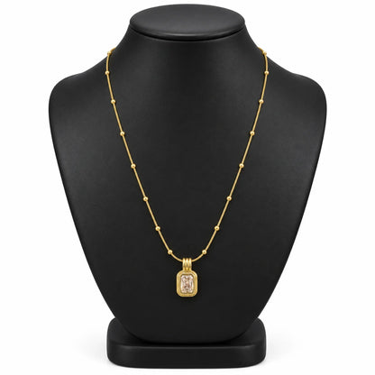 Crystal Bar Necklace