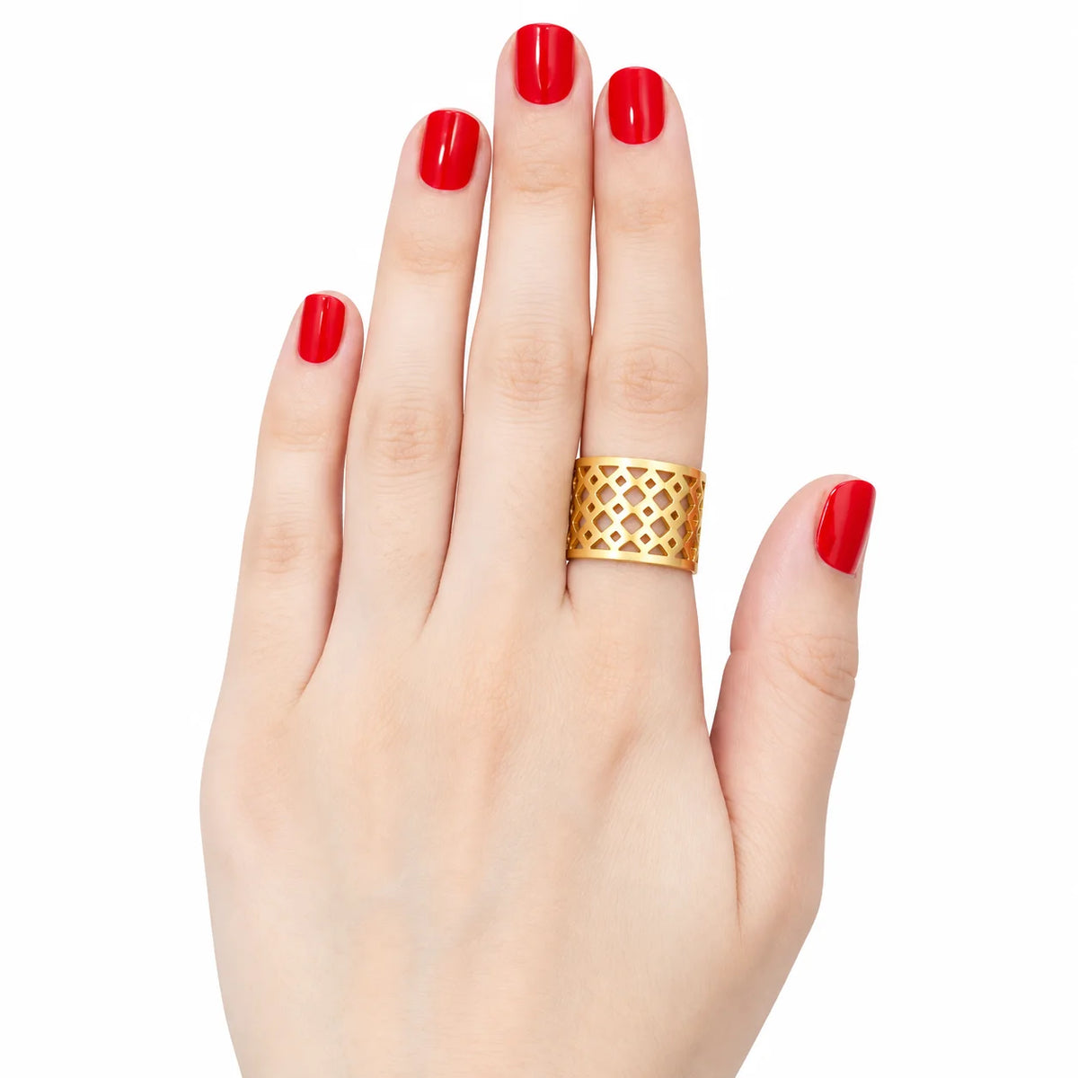Diamond Mesh Ring