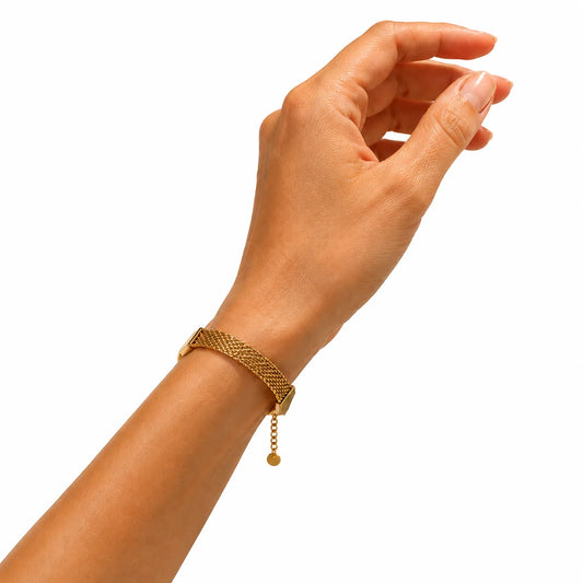 Gold Mesh Bracelet
