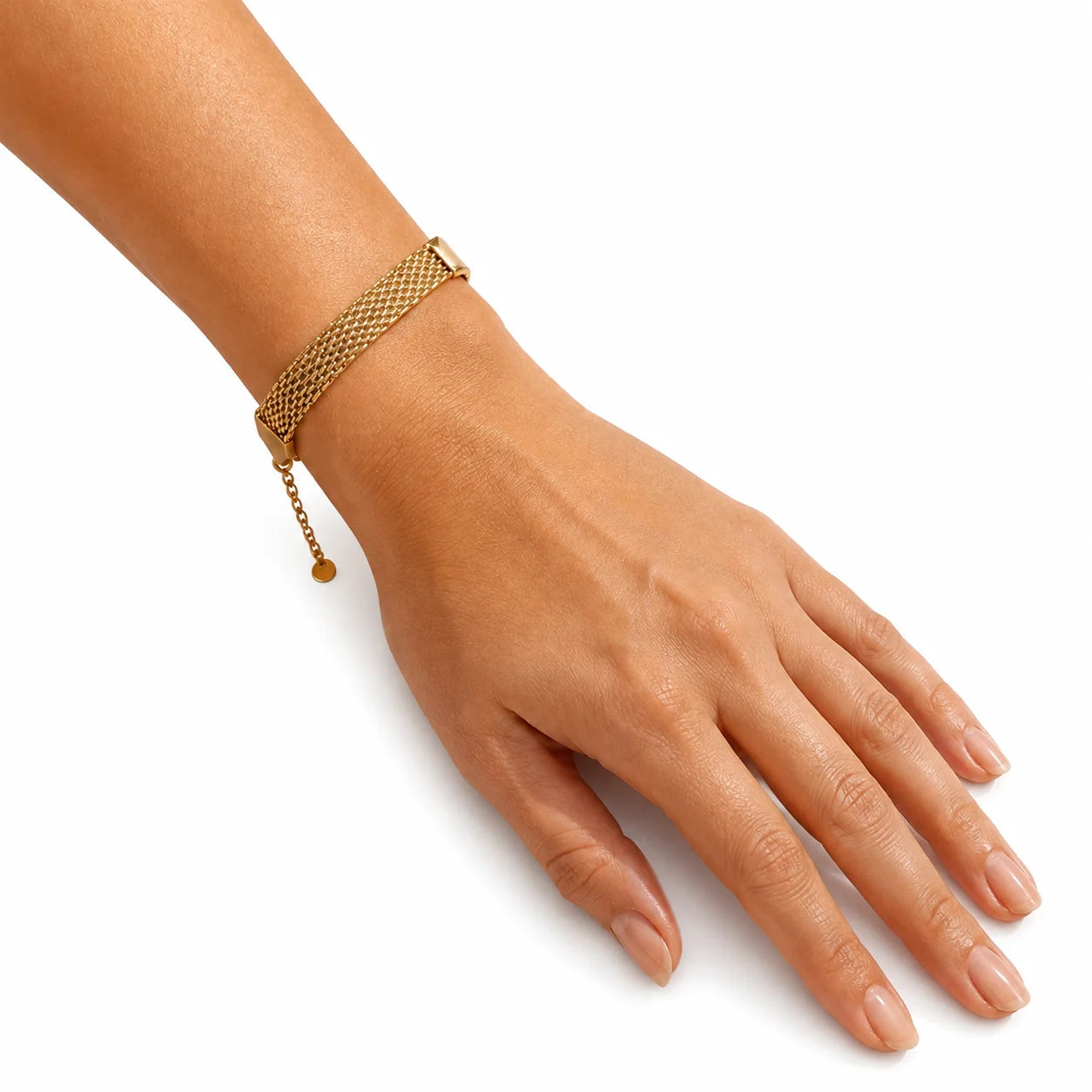 Gold Mesh Bracelet