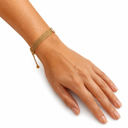 Gold Mesh Bracelet