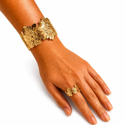 Imperial Flower Cuff