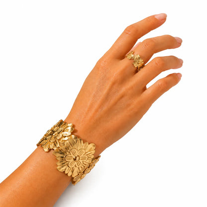 Imperial Flower Cuff