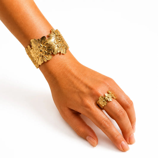 Imperial Flower Cuff