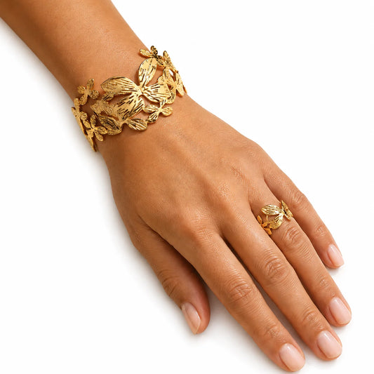 Floral Majesty Cuff