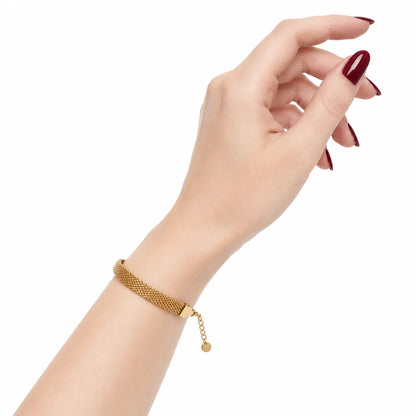 Gold Mesh Bracelet