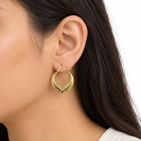 Leaf Hoops