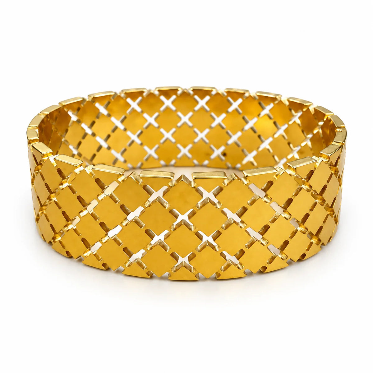 Diamond Mesh Hand Cuff