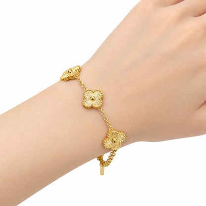 Golden Clover Bracelet