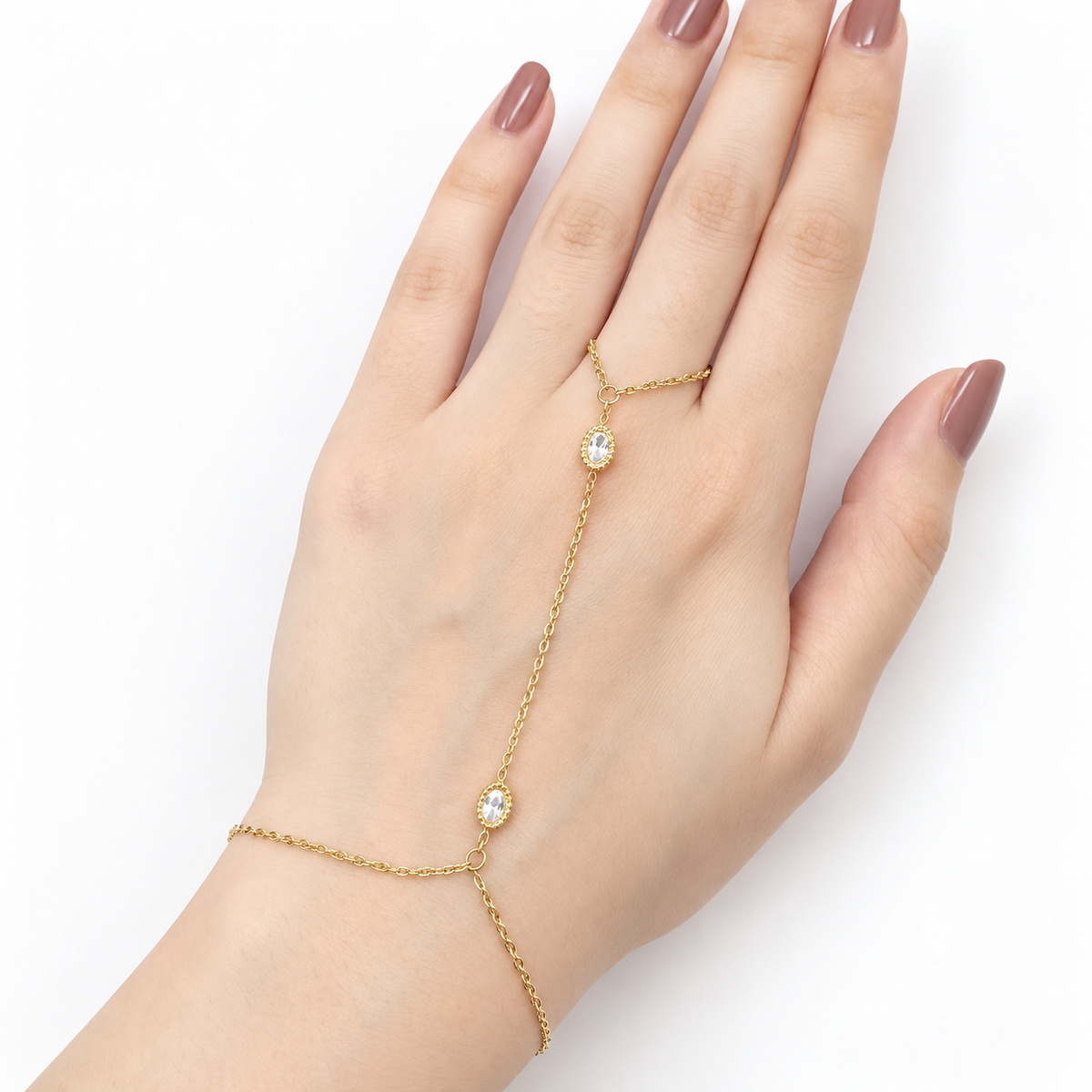 Oval Hand Chain