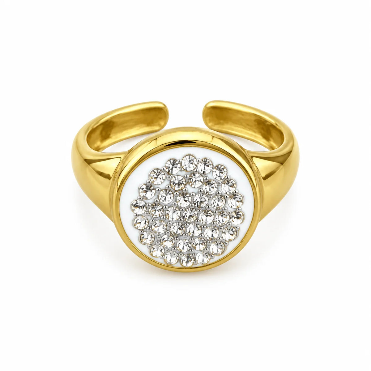 Round Pave Ring