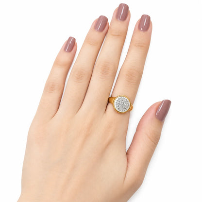 Round Pave Ring