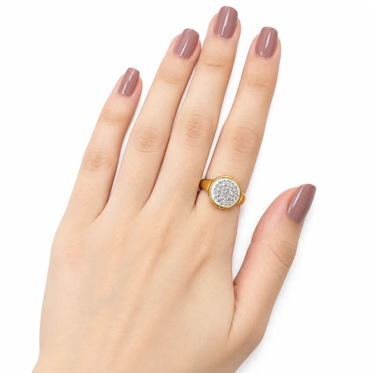 Round Pave Ring