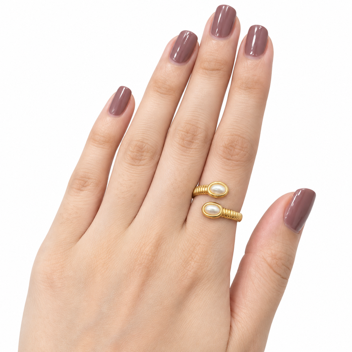 Dual Pearl Ring