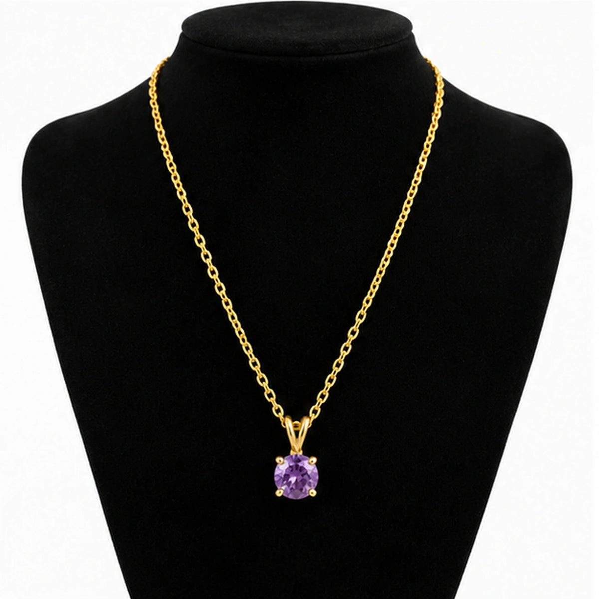 Purple Gem Necklace