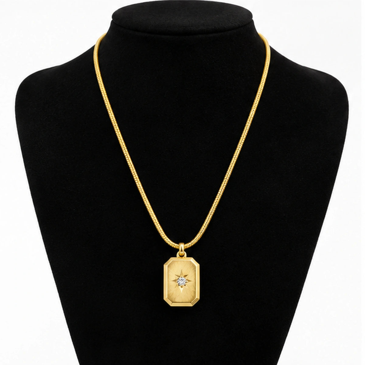 Stoned Bar Necklace