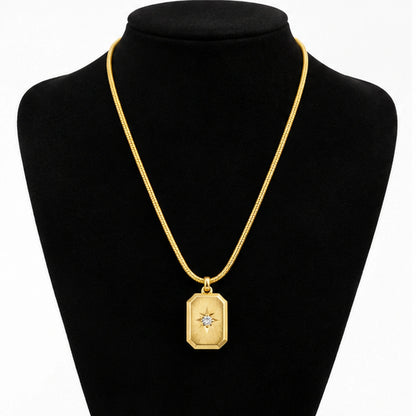 Stoned Bar Necklace