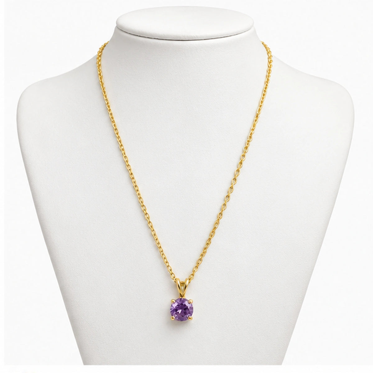 Purple Gem Necklace