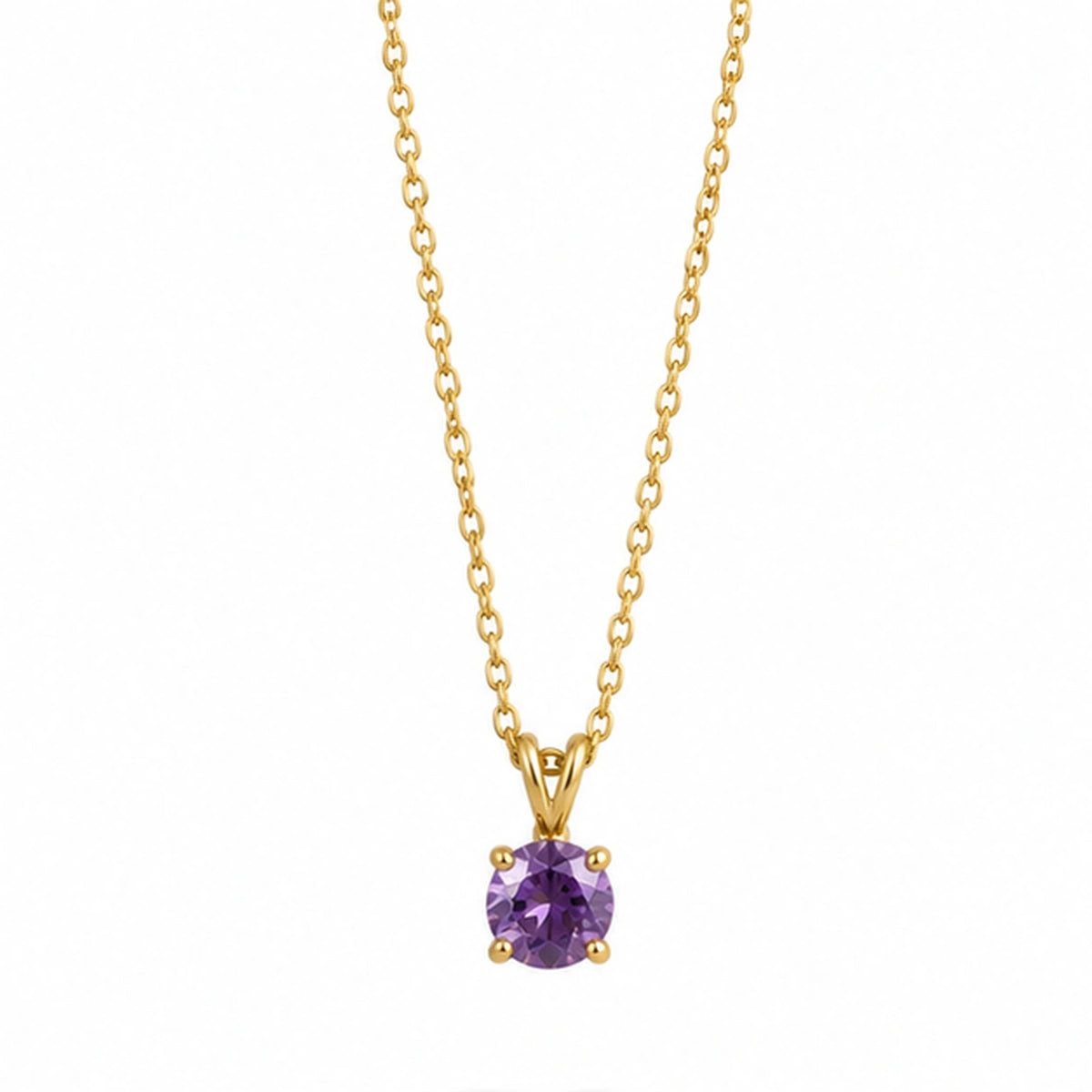 Purple Gem Necklace