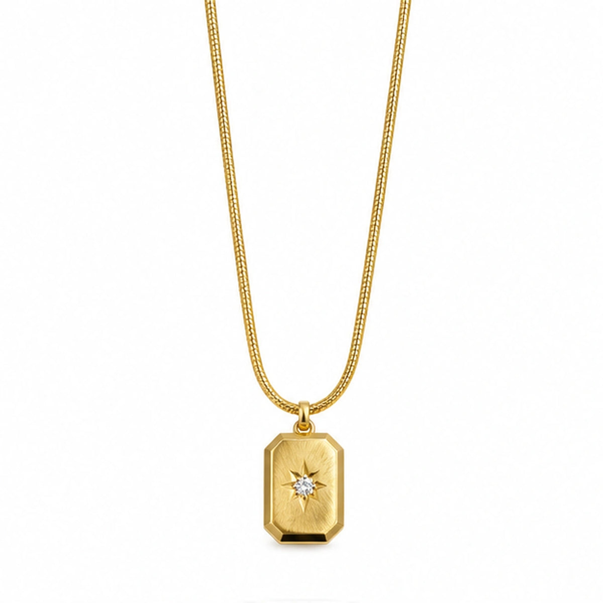 Stoned Bar Necklace