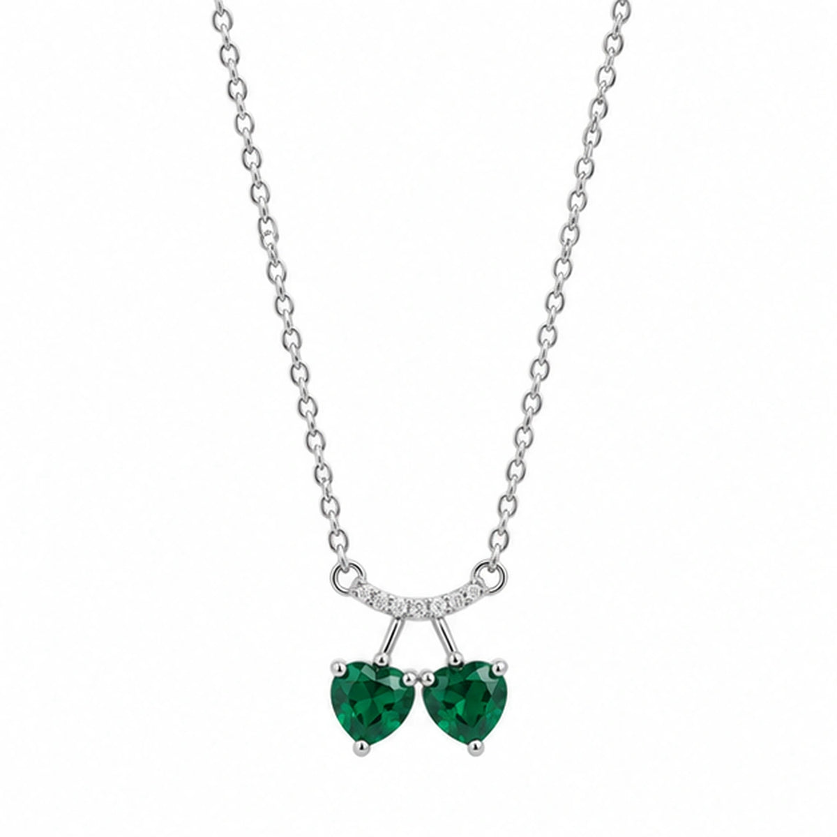 Green Cherry Necklace