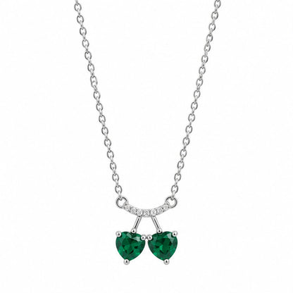 Green Cherry Necklace